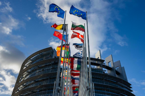 European Parliament building in Strasbourg